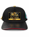 Men's Black Jalisco Mexico Eagle Western Cap