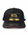 Men's Black Michoacán Mexico Eagle Western Cap