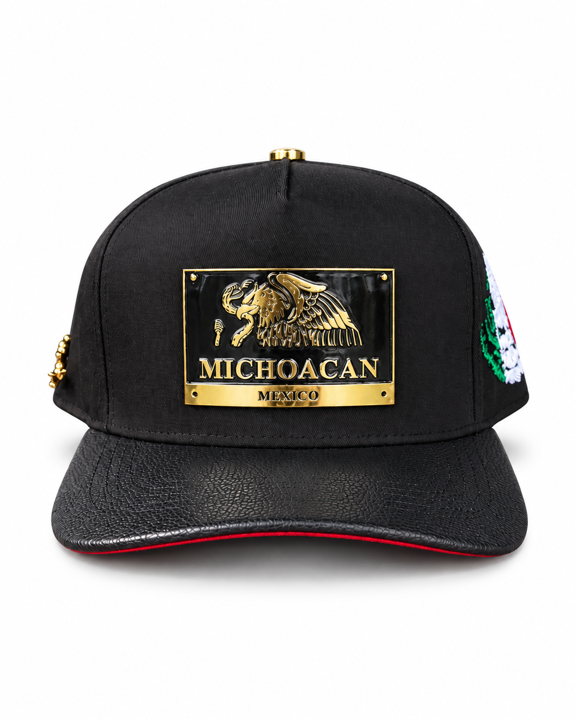 Men's Black Michoacán Mexico Eagle Western Cap