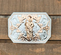 Saint Jude Western Belt Buckle