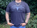 American Cattle Company Bull with Spurs Graphic Tee – Charcoal Gray
