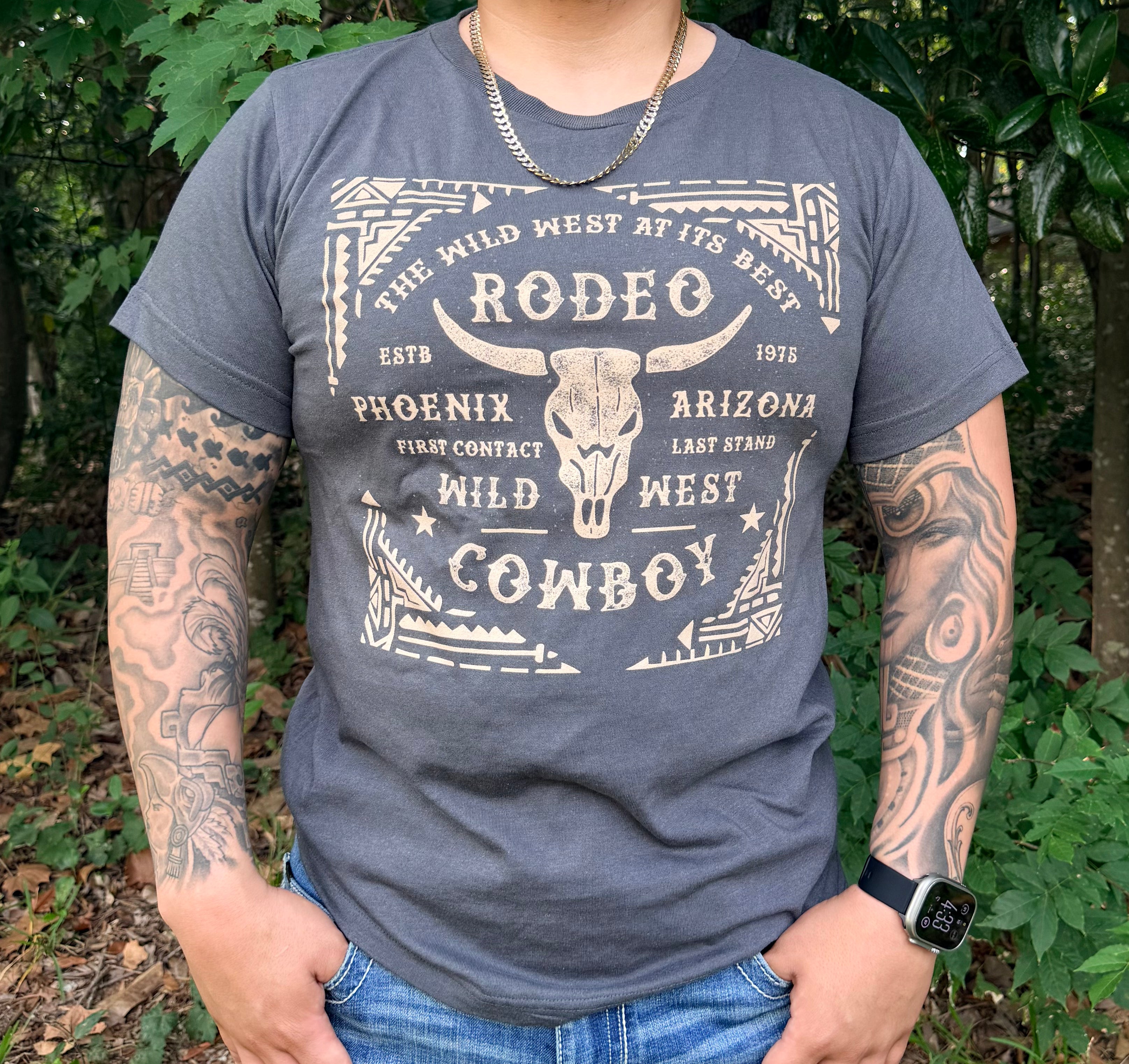 Men's Wild West Rodeo Graphic T-Shirt