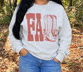 Women's Western Fall Boot Graphic Sweatshirt