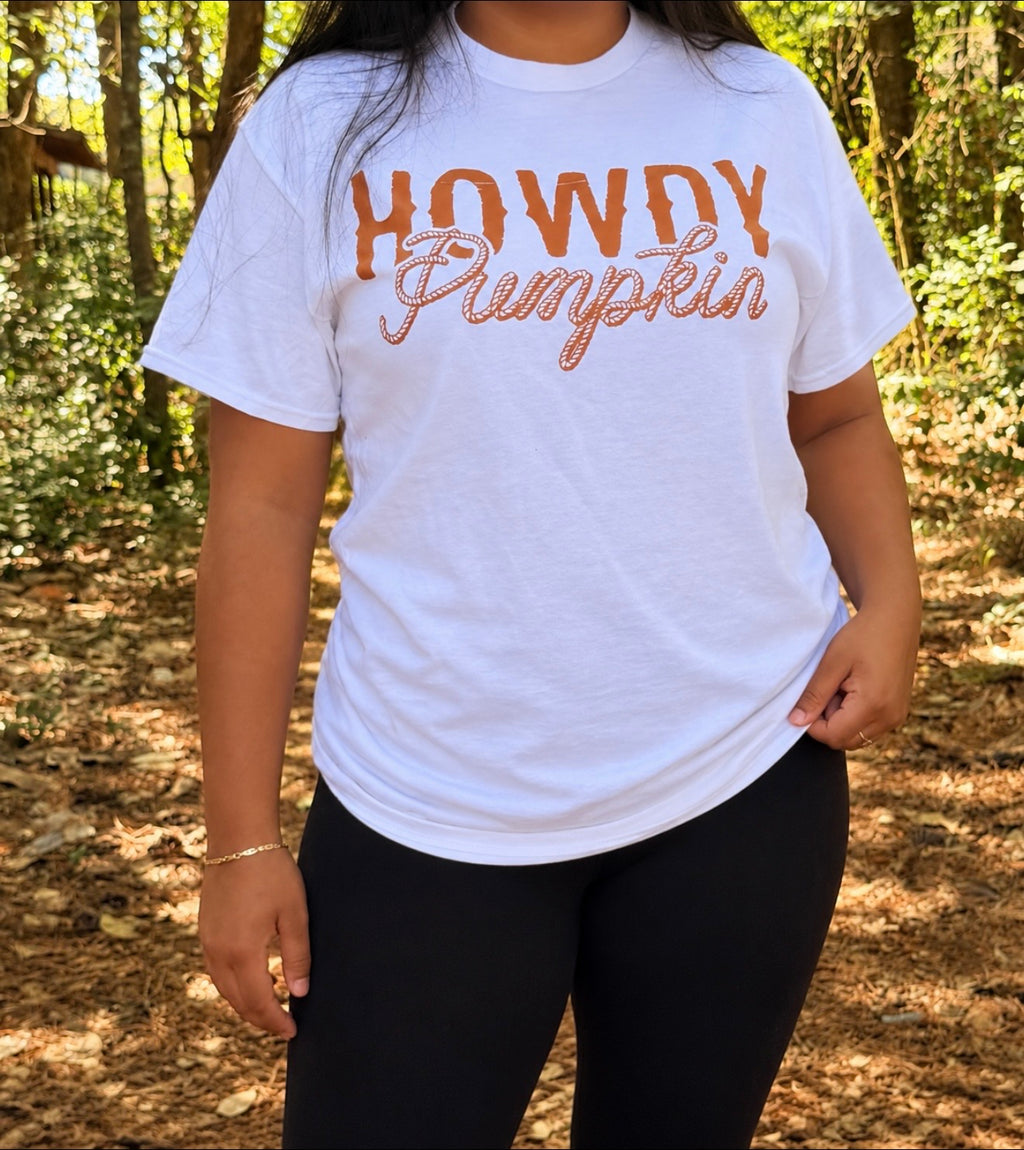 Howdy Pumpkin Tee
