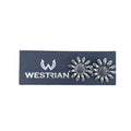 Silver Western Floral Stud Earrings