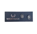 Western Silver-Tone Concho Stud Earrings
